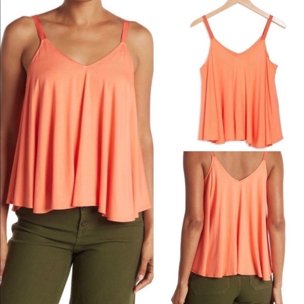 💋NWT Trina Turk Sunset Soirée Garden Double Lined Flowing Tank